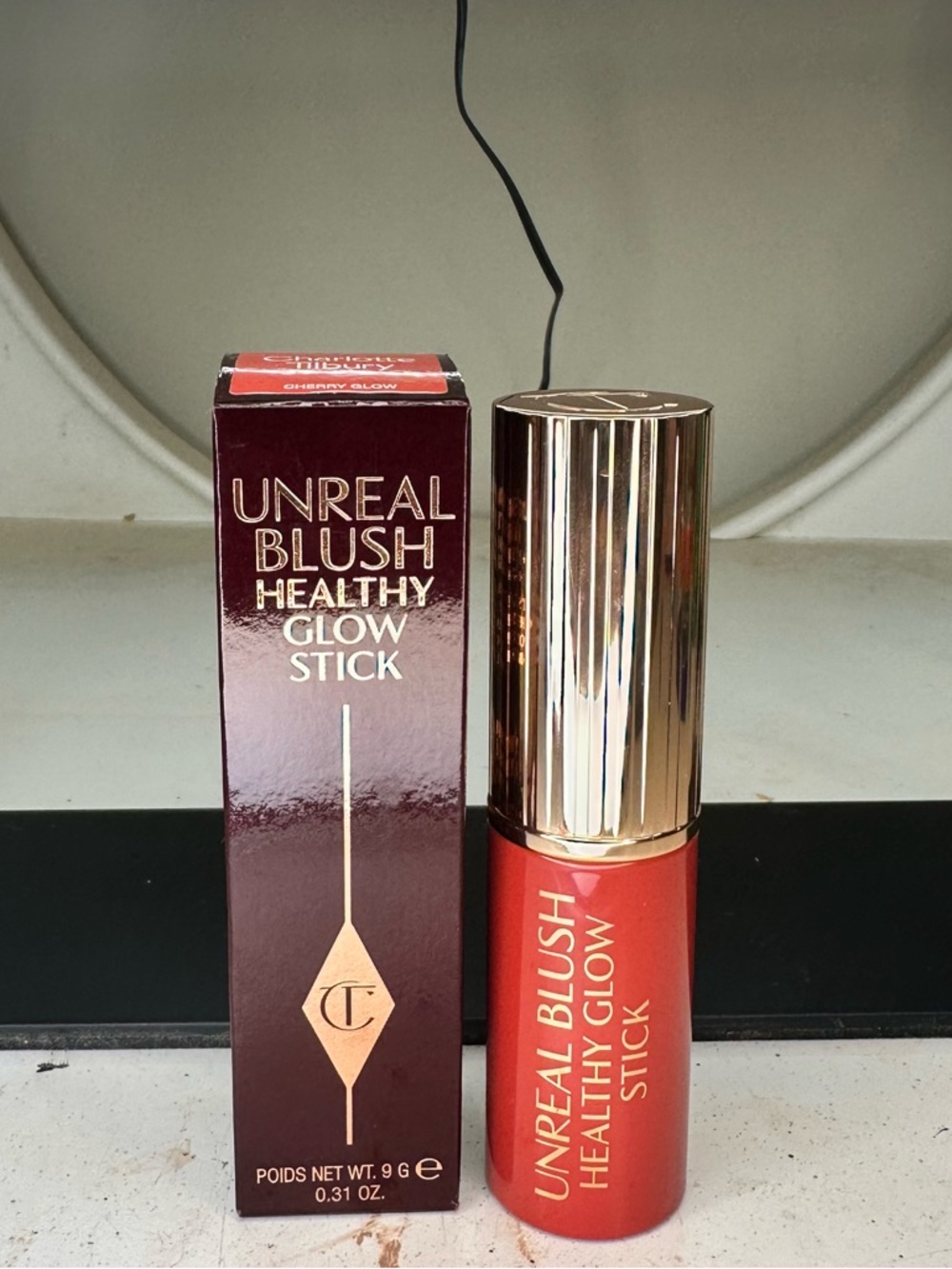 Charlotte Tilbury Unreal Blush Healthy Glow Stick - Shade: Cherry Glow